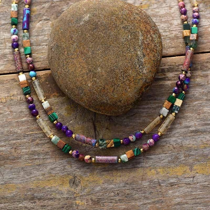 Gemstone Choker Necklace - Isabella-State of Style
