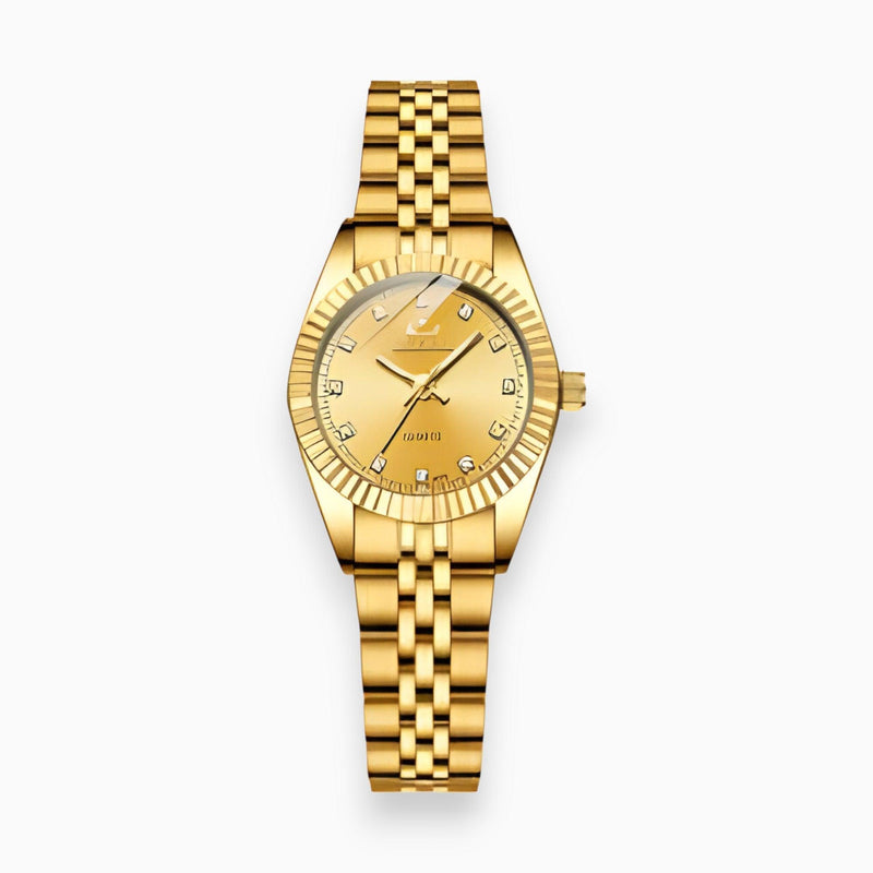Gemstone Glamour Watch - Aurielle-Gold-State of Style