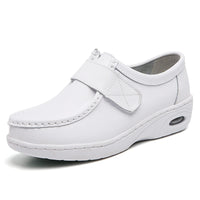 GeniesLoafers | Comfortable Loafers for Nurses-White-PU Leather Interior-3.5-State of Style