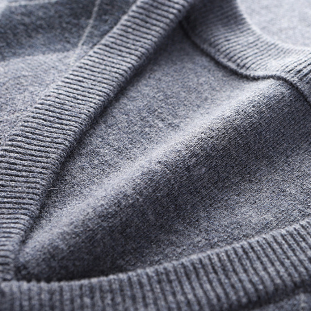 Gentlemen's Spencer with Stylish Argyle Pattern - Felix-Dark grey-S-State of Style