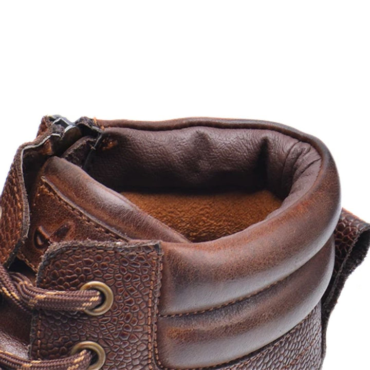 Genuine Leather High-Cut Boots Valentin – Business & Casual Style-Brown-6.5-State of Style