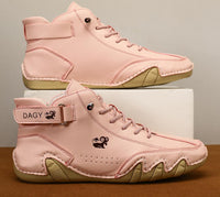 Genuine Leather Ultra-Comfort Barefoot Shoes-Pink-5.0-State of Style