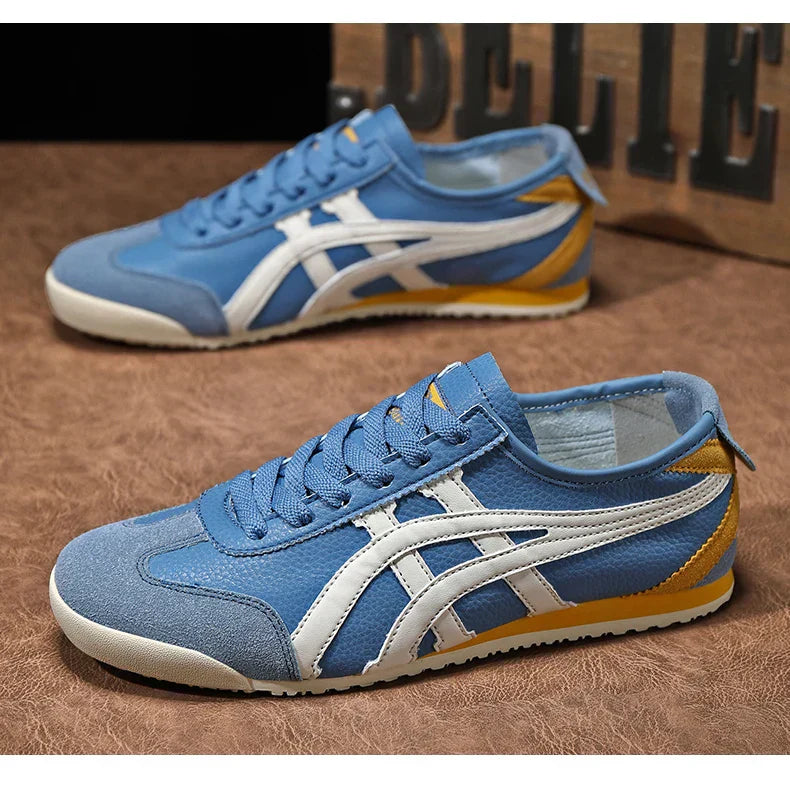 Geometric Summer Sneakers with Comfortable Fit – Milan-Blue White-3-State of Style