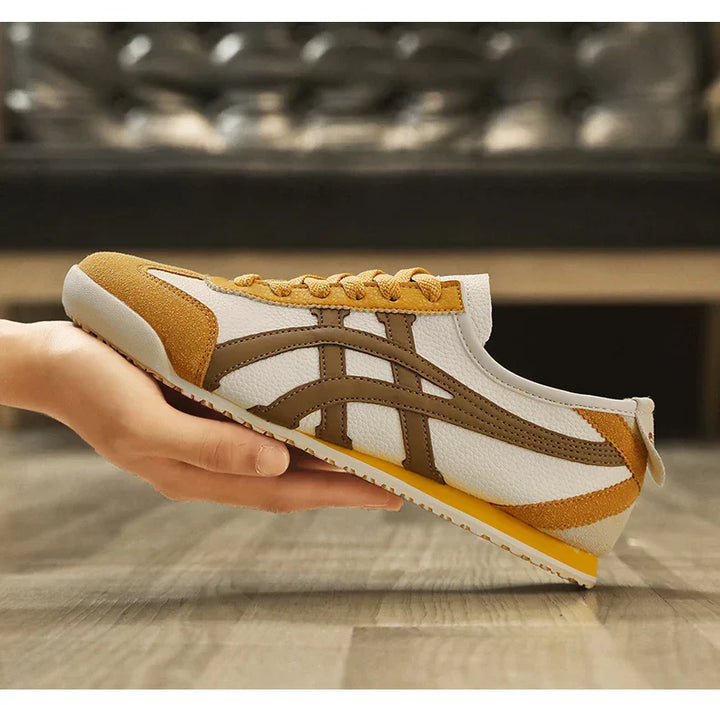 Geometric Summer Sneakers with Comfortable Fit – Milan-Brown Yellow-3-State of Style