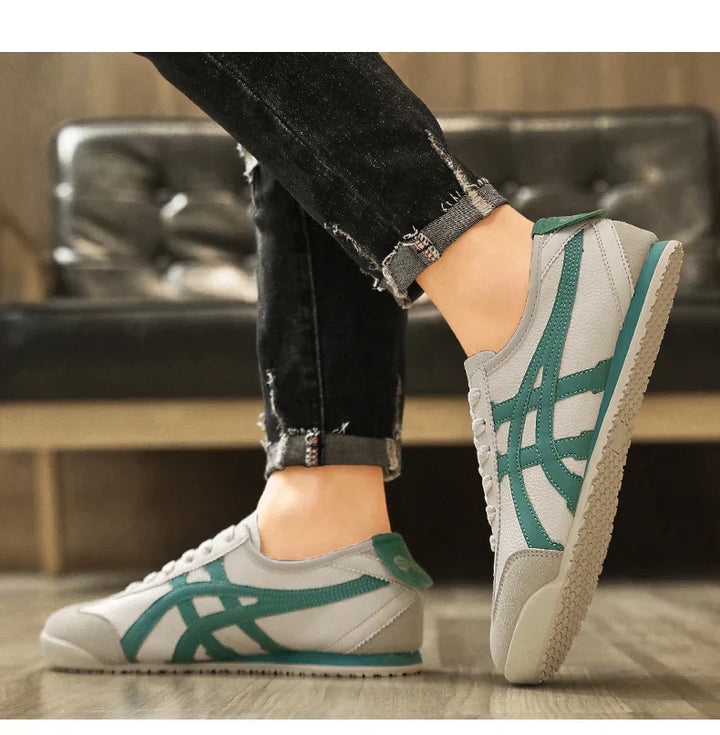 Geometric Summer Sneakers with Comfortable Fit – Milan-Brown Yellow-3-State of Style