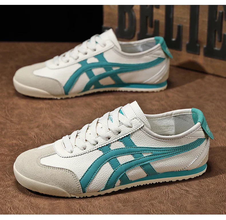 Geometric Summer Sneakers with Comfortable Fit – Milan-Gray Green-3-State of Style