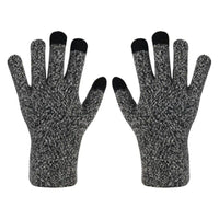 Geraldine Knitted Gloves | Warm & Versatile-Black-Grey-State of Style