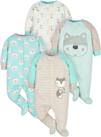 Gerber Baby Slaappakje Voor Jongens Met Voetjes-A-0-3 Months-State of Style