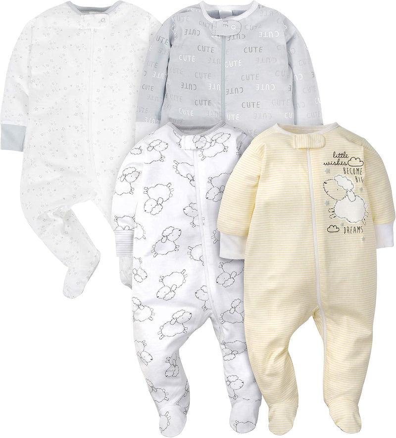 Gerber Baby Slaappakje Voor Jongens Met Voetjes-D-0-3 Months-State of Style