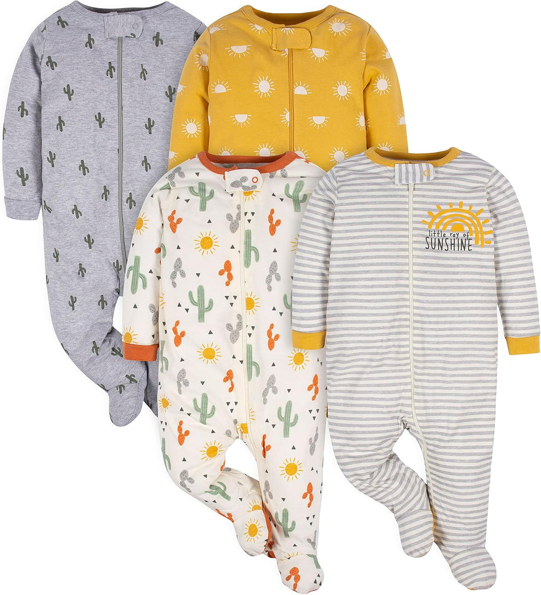 Gerber Baby Slaappakje Voor Jongens Met Voetjes-E-0-3 Months-State of Style
