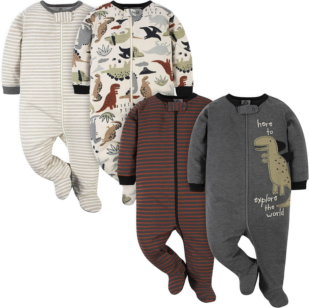 Gerber Baby Slaappakje Voor Jongens Met Voetjes-F-0-3 Months-State of Style