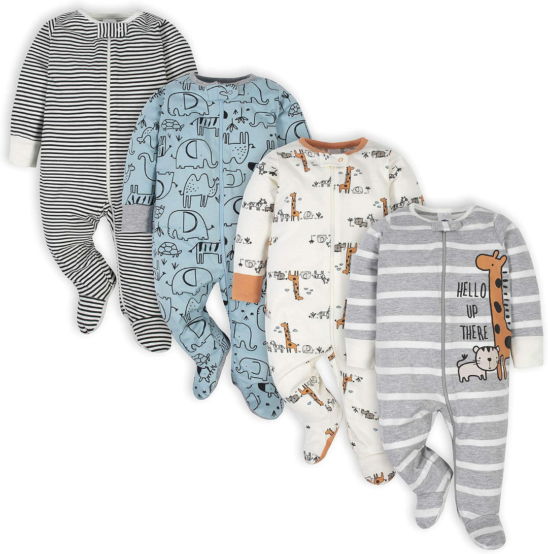 Gerber Baby Slaappakje Voor Jongens Met Voetjes-G-0-3 Months-State of Style