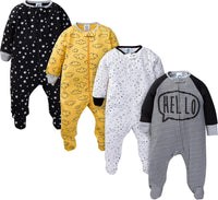 Gerber Baby Slaappakje Voor Jongens Met Voetjes-H-0-3 Months-State of Style