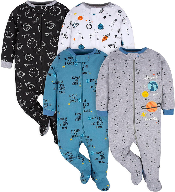 Gerber Baby Slaappakje Voor Jongens Met Voetjes-I-0-3 Months-State of Style