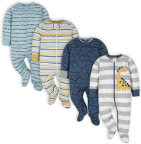 Gerber Baby Slaappakje Voor Jongens Met Voetjes-J-0-3 Months-State of Style