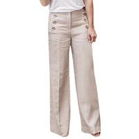GerdasPants | Linen Trousers for Women-Beige-S-State of Style
