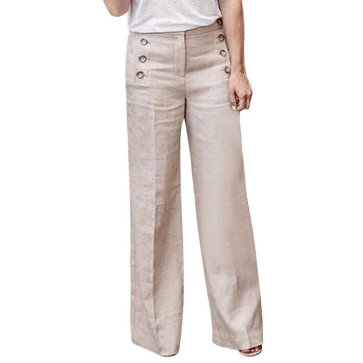GerdasPants | Linen Trousers for Women-Beige-S-State of Style