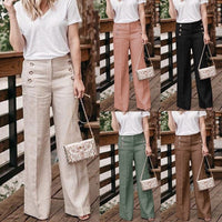 GerdasPants | Linen Trousers for Women-Beige-S-State of Style
