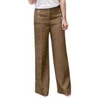 GerdasPants | Linen Trousers for Women-Khaki-S-State of Style
