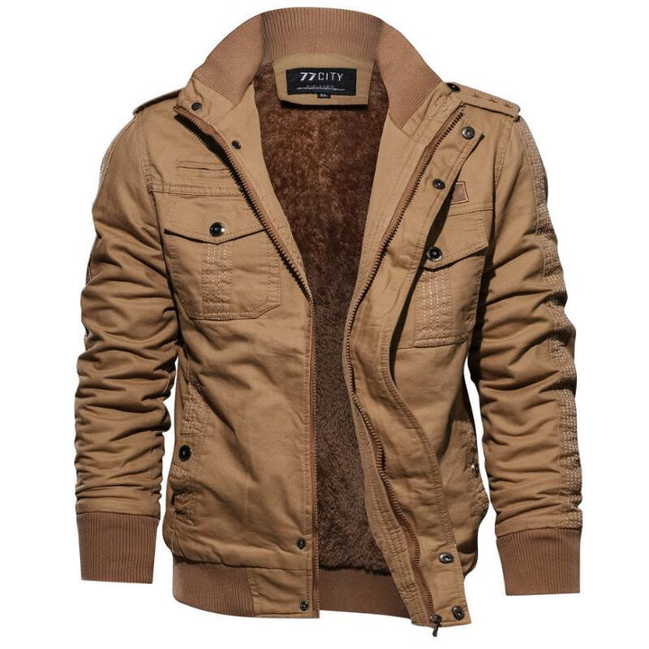 GerritsJacket | Windbreaker Jacket for Men-Khaki-S-State of Style