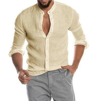 Gil Shirt | Luxurious & Comfortable-Beige-S-State of Style