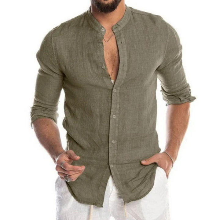 Gil Shirt | Luxurious & Comfortable-Green-S-State of Style