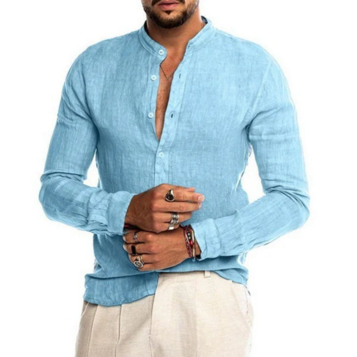 Gil Shirt | Luxurious & Comfortable-Light Blue-S-State of Style