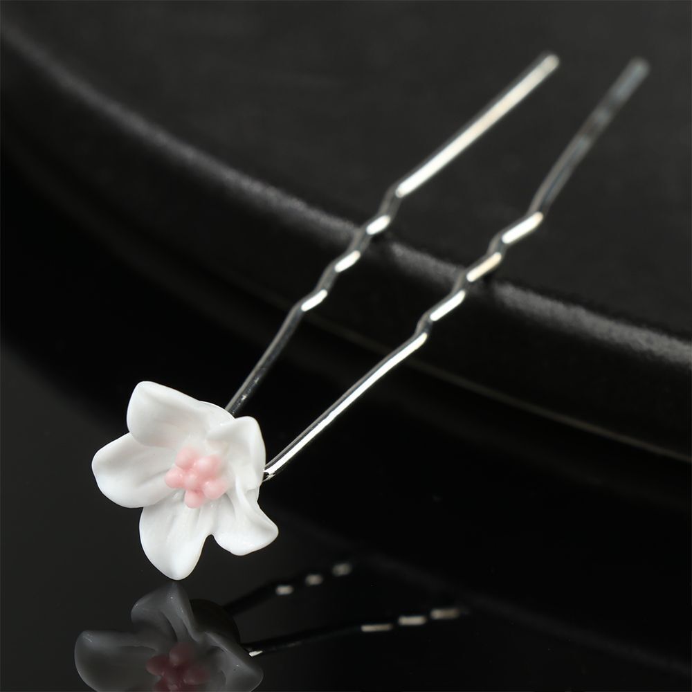 Gisela Traditional Hair Accessory – Rhinestone & Pearl U-Shaped Pins-1-State of Style