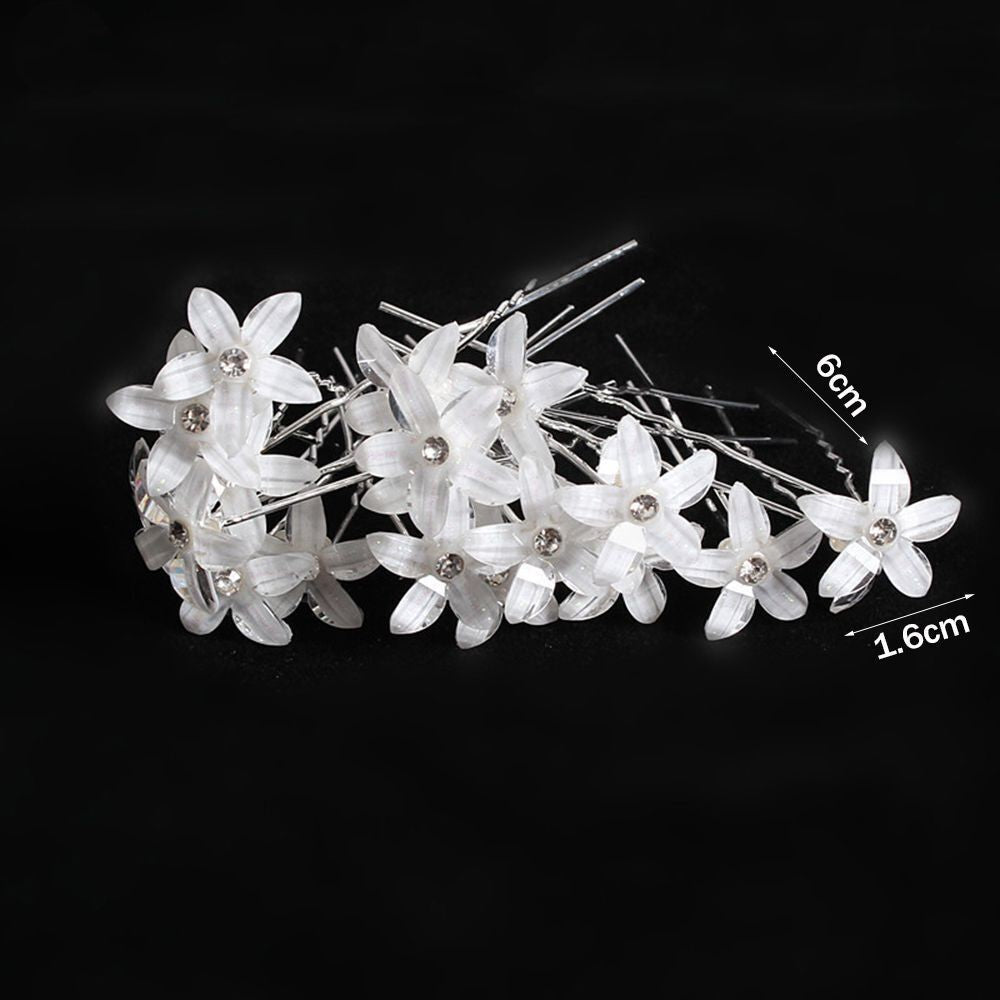 Gisela Traditional Hair Accessory – Rhinestone & Pearl U-Shaped Pins-10-State of Style
