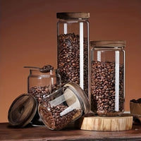 Glass Airtight Kitchen Storage Jar - LunaSeal-1500ML-State of Style