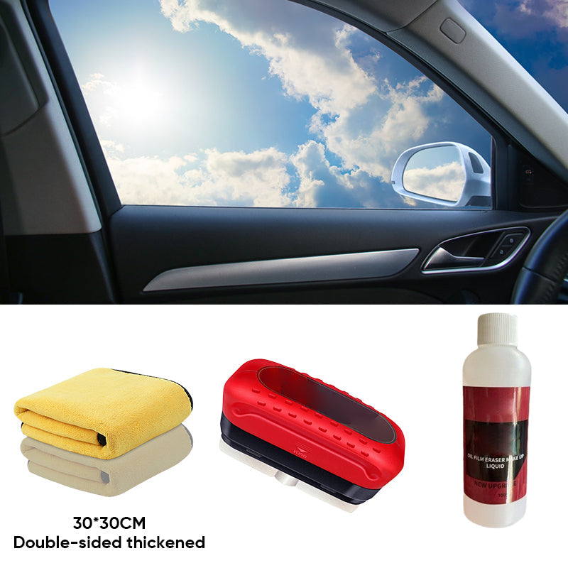 Glass Cleaning Board - ClearShield-1*cleaning brush + 1*100ml refill + 1*car cleaning cloth-State of Style