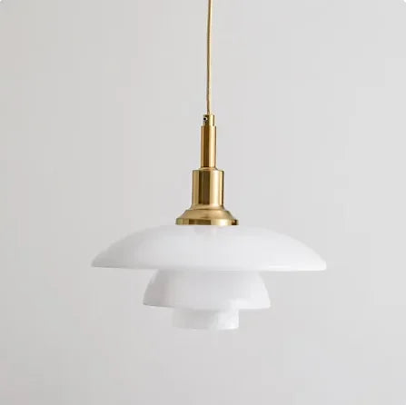 Glass Decorative Lamp - AuroraGlow-Hanger (Gold)-State of Style