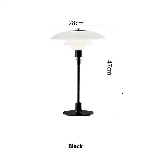 Glass Decorative Lamp - AuroraGlow-Wall Lamp (Black)-State of Style