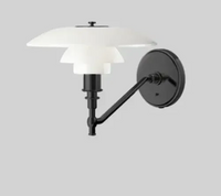 Glass Decorative Lamp - AuroraGlow-Wall Lamp (Black)-State of Style