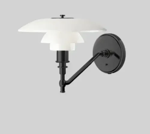 Glass Decorative Lamp - AuroraGlow-Wall Lamp (Black)-State of Style