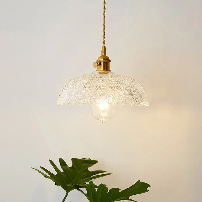Glass Pendant Lamp - OpulentGlow-Transparent-A-State of Style