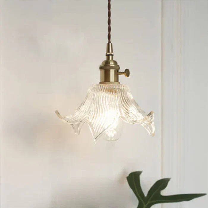 Glass Pendant Lamp - OpulentGlow-Transparent-N-State of Style