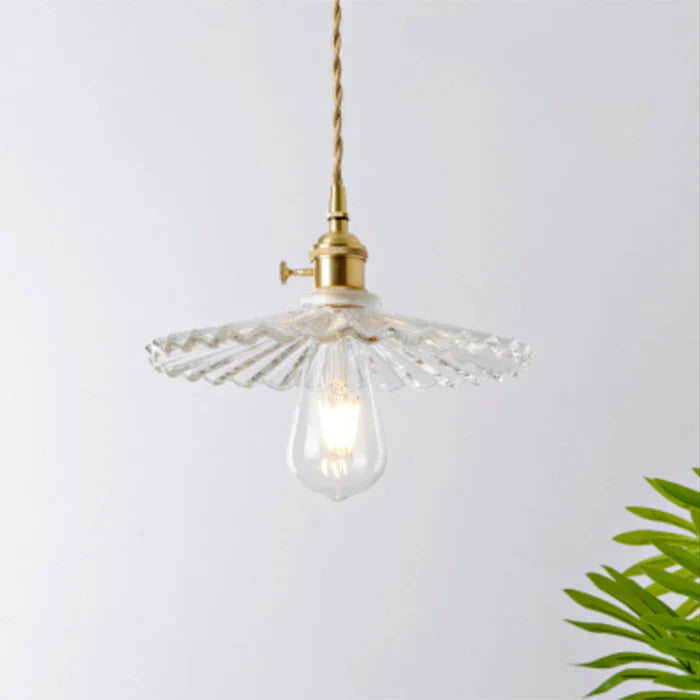 Glass Pendant Lamp - OpulentGlow-Transparent-Q-State of Style