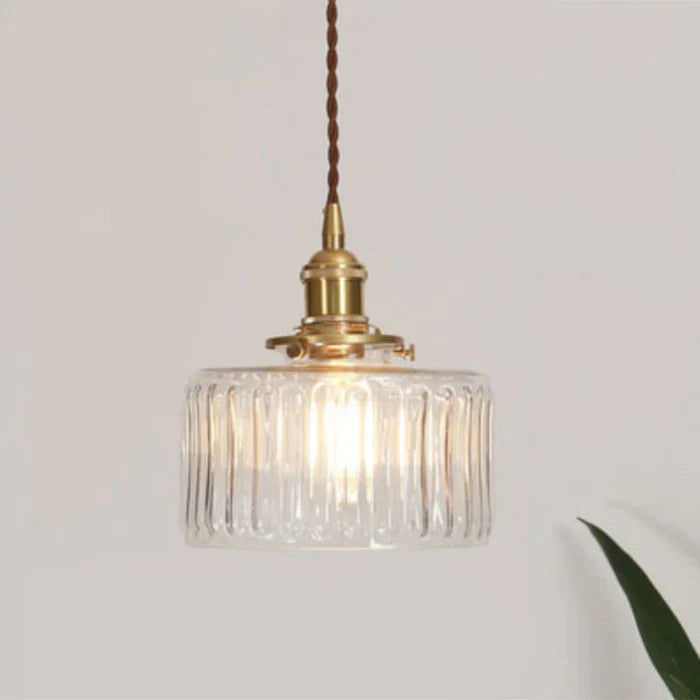 Glass Pendant Lamp - OpulentGlow-Transparent-S-State of Style