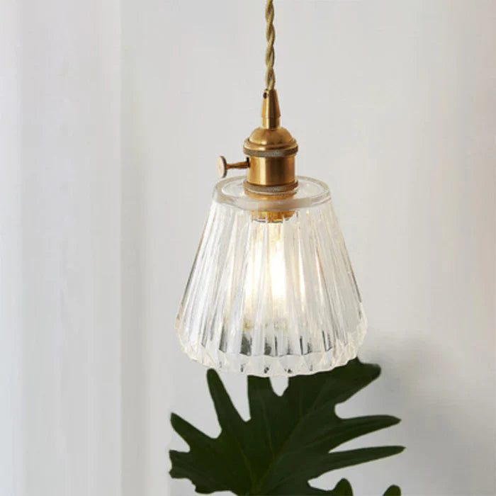 Glass Pendant Light - OpulentGlow-Clear-B-State of Style
