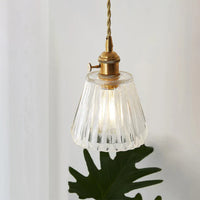 Glass Pendant Light - OpulentGlow-Clear-B-State of Style