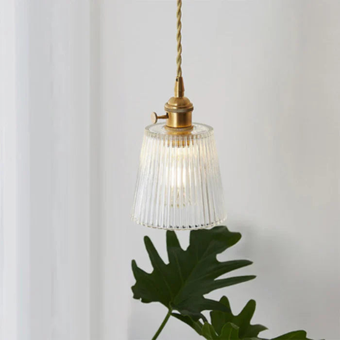 Glass Pendant Light - OpulentGlow-Clear-D-State of Style