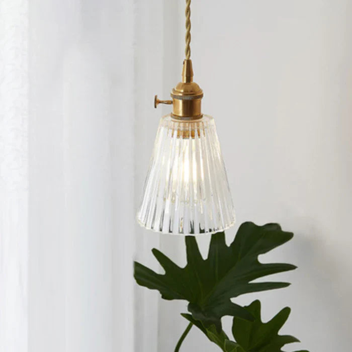 Glass Pendant Light - OpulentGlow-Clear-F-State of Style