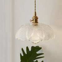 Glass Pendant Light - OpulentGlow-Clear-F-State of Style