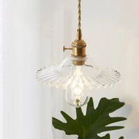 Glass Pendant Light - OpulentGlow-Clear-F-State of Style