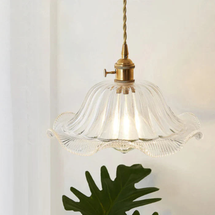 Glass Pendant Light - OpulentGlow-Clear-J-State of Style
