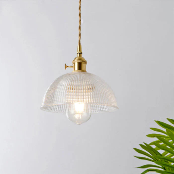 Glass Pendant Light - OpulentGlow-Clear-M-State of Style