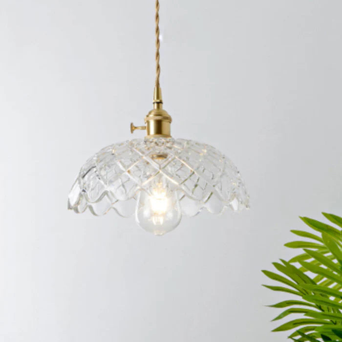 Glass Pendant Light - OpulentGlow-Clear-P-State of Style