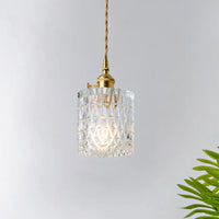 Glass Pendant Light - OpulentGlow-Clear-R-State of Style