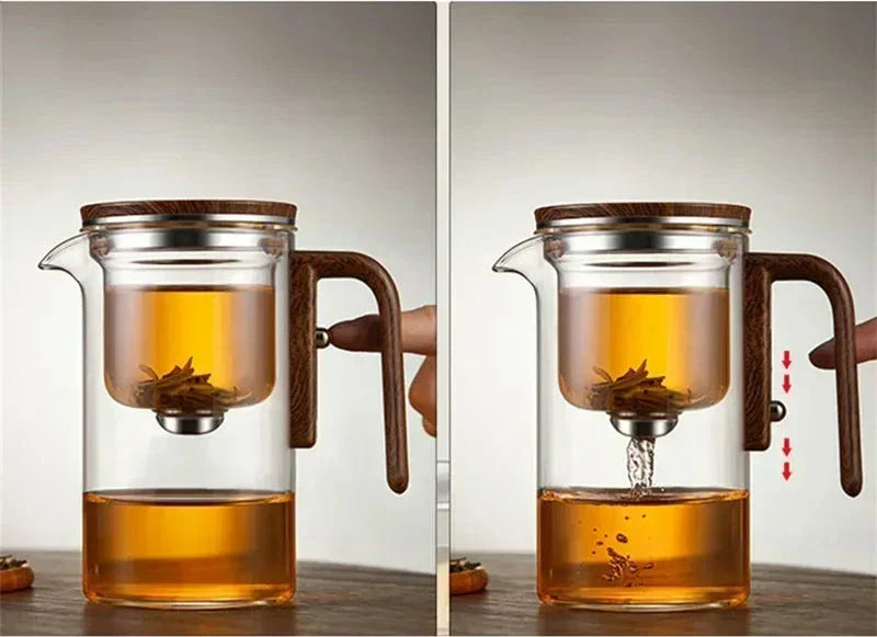 Glass Teapot with Advanced Filtration – TeaSphere-720ml-State of Style